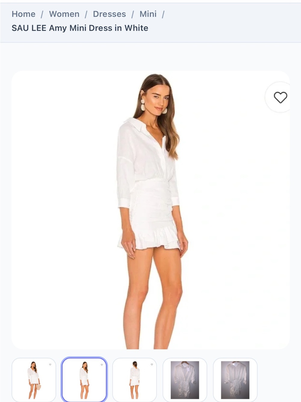 Amy White Mini Dress